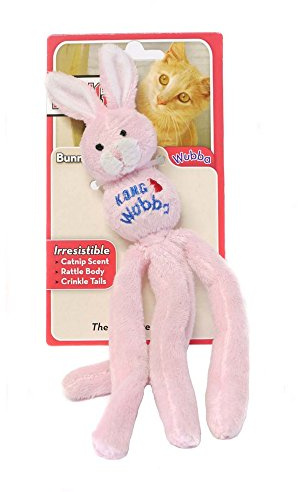 Kong Wubba Animal Cat Toy (Assorted Colours) (One Size) (Bunny)