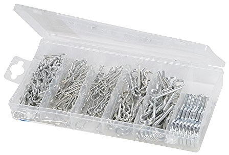 Fixman Federsplinte-Sortiment 150-teilig, 1 Stück, grau, 771619