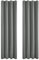 Deconovo Cortinas Opacas 2 Piezas Cortinas Salon Cortinas Termicas aislantes Frio y Calor 140x245cm para Dormitorio con Ojales Gris Claro