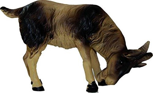 Unbekannt Krippenzubehör Ziege fressend Höhe 3cm geeignet für 11-13cm Figuren