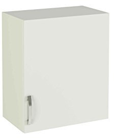 Meka-Block Módulo Alto de Cocina para Colgar con una Puerta, Madera, Blanco Soft, 70x60x35 cm