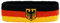 Flaggenfritze® Stirnband mit Deutschland mit Adler Flagge