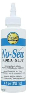 Aleene's No- Sew Fabric Glue 4oz, Multicolor