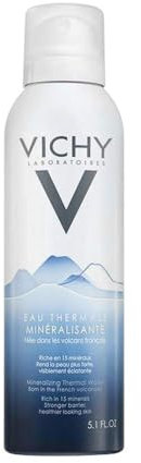 Vichy, Brumisateur d'Eau Thermale Minéralisante, Riche en 15 Minéraux, Diminue les Sensations d'Inconfort et Calme les Irritations, Visage et Corps, Peaux Sensibles, Format Spray, 150ml