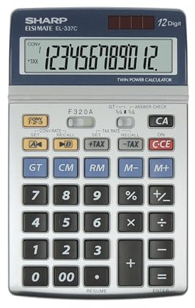 Sharp EL-337C Desktop Calculator
