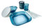 GSI Outdoors Unisex-Erwachsene Geschirrset Infinity für 1 Person, blau