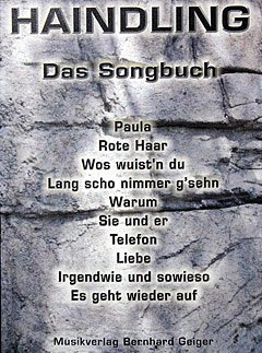 Haindling - Das Songbuch (Songbuch, Songbook, Notenbuch) für Gesang, Klavier, Gitarre usw.