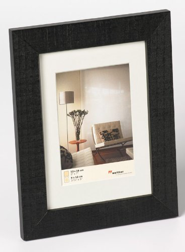 Bilderrahmen von Walther Holzrahmen Home 15x20 Schwarz - Normalglas 4er Pack