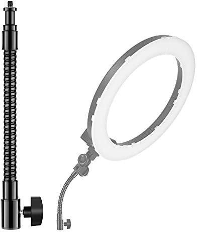 Neewer® 10/25cm Metall Flexibel Rohr Arm für LED Video Licht, Ringblitz Beleuchtung und andere Zubehör für Fotografie mit 1/4 Schraubengewinde