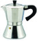 Pezzetti BELLEXPRESS Kaffeemaschine, Aluminium, 6 Tassen, Grau