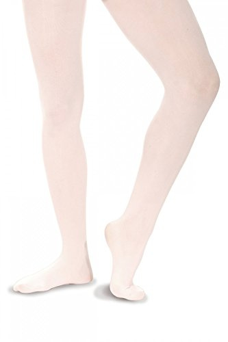 Roch Valley Economy Ballet Tights, Age 8-10 White
