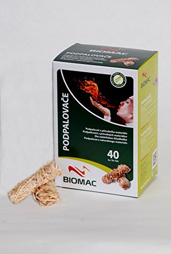 Bois d'allumage/bois dur 24 kg avec allume-feu (40 pièces) - Bois de chêne pour barbecue, cheminée, four