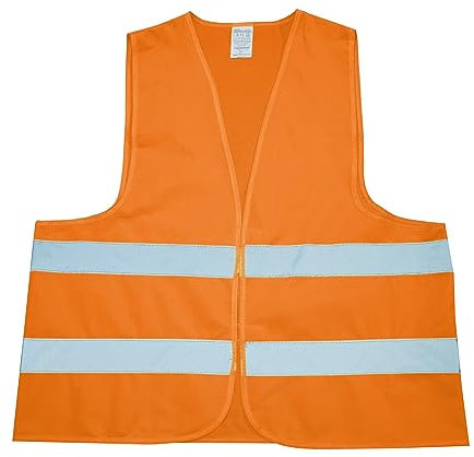 PETEX Kinder Sicherheitsweste, Warnweste nach DIN EN 1150 in Orange