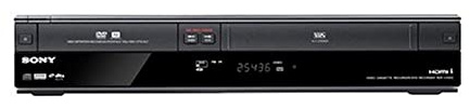 Sony RDR-VXD655 VHS DVD Recorder Combo with Built In HD Tuner