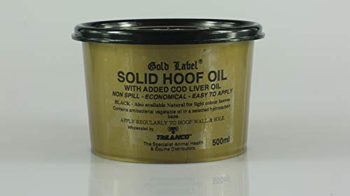 Gold Label Huile de Sabot Unie pour Homme Noir 500 ML