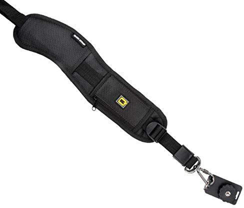 ayex Khalia-Foto Kameragurt für hohen Entlastung der Schulter, Ergonomisch geformt - Single Quick-Strap 1 Schwarz