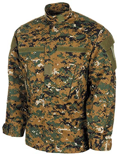 MFH Hommes ACU Veste de Terrain Ripstop Digital Woodland taille XXL