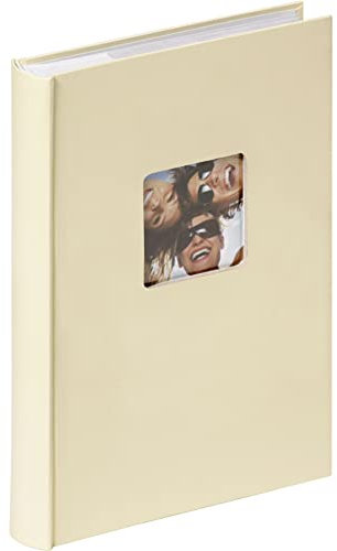 walther design Album Fotografico Crème 300 Foto 10 x 15 cm Album per Appunti con Copertina Ritagliata, Fun ME-111-H