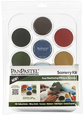 PanPastel Colorfin Ultra Soft Artist Pastel Set 9ml 7 kg-Scenery