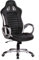 FineBuy Bürostuhl Gaming Chefsessel mit Armlehne gepolstert Sport-Sitz Drehstuhl Kopfstütze Race Schreibtischstuhl Gamer Design Modern Drehsessel mit Wippfunktion bis 120KG Leder-Optik