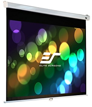 Elite Screens Manual SRM Pro, 100-INCH 4:3, Manual Slow Retract Projector Screen, 8K / 4K Ultra HD 3D Ready, 2-YEAR WARRANTY, M100VSR-PRO