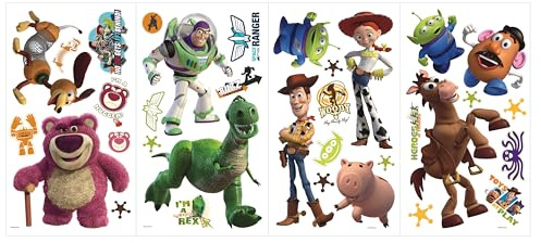 RoomMates Story Wandsticker/Wandtattoo 33 Stück (versch.), einheitsgröße, RMK1428SCS