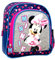 Minnie Mouse - Disney Kindergarten-Rucksack/Kindergartentasche für die Brotdose/Trinkflasche (26x23x9cm) + Art Sticker