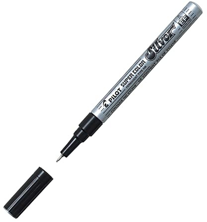 Pilot 150892 Filzstift Super, 0.5, silber