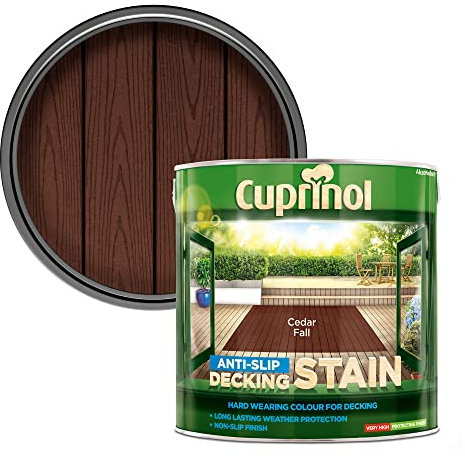 Cuprinol 2.5 Litres Anti Slip Decking Stain Cedar Fall
