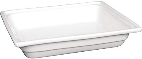 Olympia Whiteware 1/2 Half Gastronome 330X270X65mm Porcelain Dish