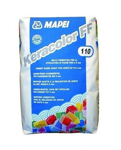 Mapei Keracolor FF - Mortero cementoso para el rellenado de juntas de 5 kg, color gris (Manhattan/110)