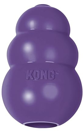 KONG Senior - Giocattolo Con Gomma Naturale Delicata - Da Masticare Per Cani Anziani - Per Cani Di Taglia Media