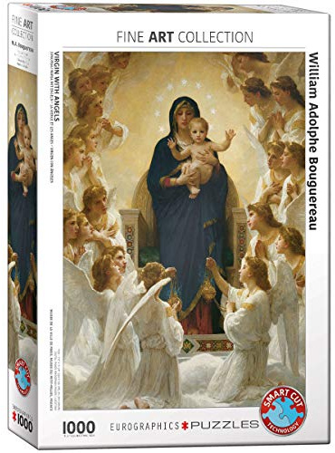 EuroGraphics Virgin with Angels by William Bouguereau 1000 Piece Puzzle, 6000-7064