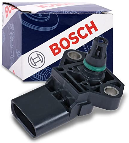 BOSCH 0261230266 Original Equipment Manifold Absolute Pressure (MAP) Sensor - Compatible with Select Porsche 911; Volkswagen Beetle, Golf, Jetta