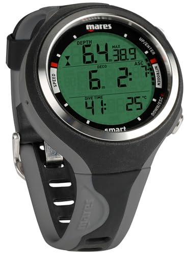 Mares 414129 Orologio per Immersioni, Unisex – Adulto, Nero Grigio, Taglia Unica
