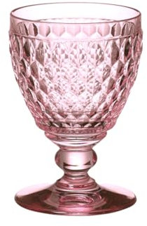 Villeroy and Boch Boston Colored Red Wine Goblet Rose