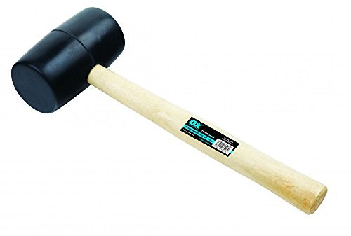OX Trade Black Rubber Mallet - 16 oz