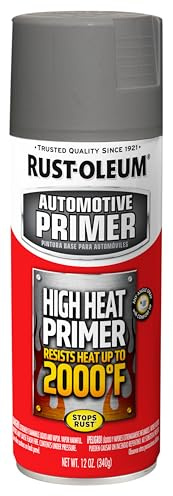 Rust-Oleum 249340 Automotive 12-Ounce High Heat Primer Spray Paint, Gray