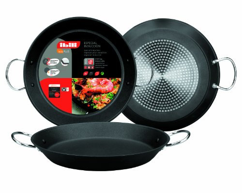 Ibili Paellera Induplus 34 Cm, Aluminio, metálico