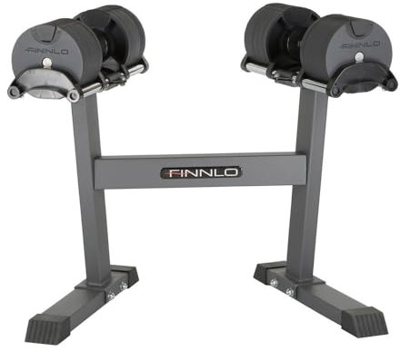 HAMMER Finnlo Smartlock Hantel-Set mit intelligentem Smartlock-System und Hantelständer (40 kg)