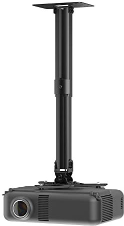 AVF Universal Ceiling Projector Mount - Premium Ceiling or Wall Bracket - Extendable - 360 Degree Swivel & Tilt - Suitable For Flat or Angled Surfaces - PP703