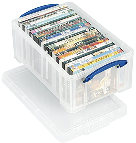 Really Useful Box Plastic Storage 9 Litre Clear