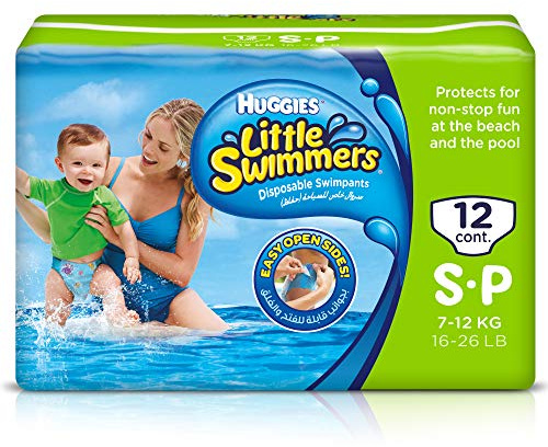 Little Swimmers Huggies - Bañador desechable, pequeño, 12 unidades