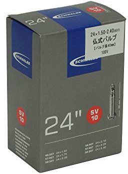 Schwalbe SV10 Presta Cykelslang, Svart, 24 tum