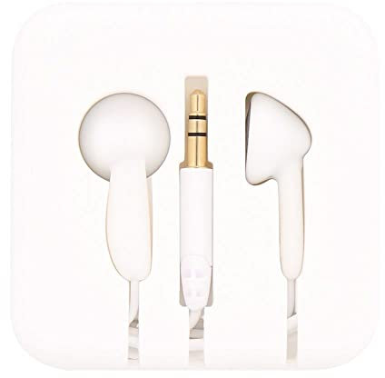 T'nB Pocket - écouteurs Boutons avec étui Enrouleur en Silicone - Blanc