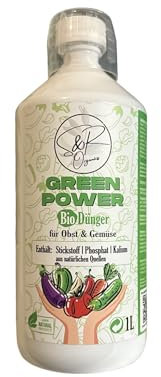 Green Power Bio Dünger für Obst und Gemüse 1 Liter
