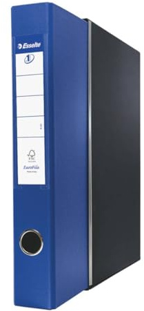 ESSELTE G55 EUROFILE Registratore - f.to protocollo dorso 5 cm - Blu