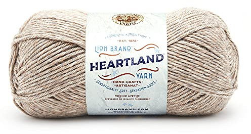 Lion Brand Yarn Company 142 g 100 Percent Acrylic Heartland Yarn Ball, Grand Canyon, 10.89 x 10.89 x 22.95 cm