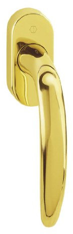 HOPPE Fenstergriff Dreh/Kipp Secustik® 'Atlanta' Messing poliert M0530/US956-2096528