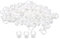 100pcs Anillo de Extensión Pestañas Pegamento Desechables Plástico Blanco Ranura S